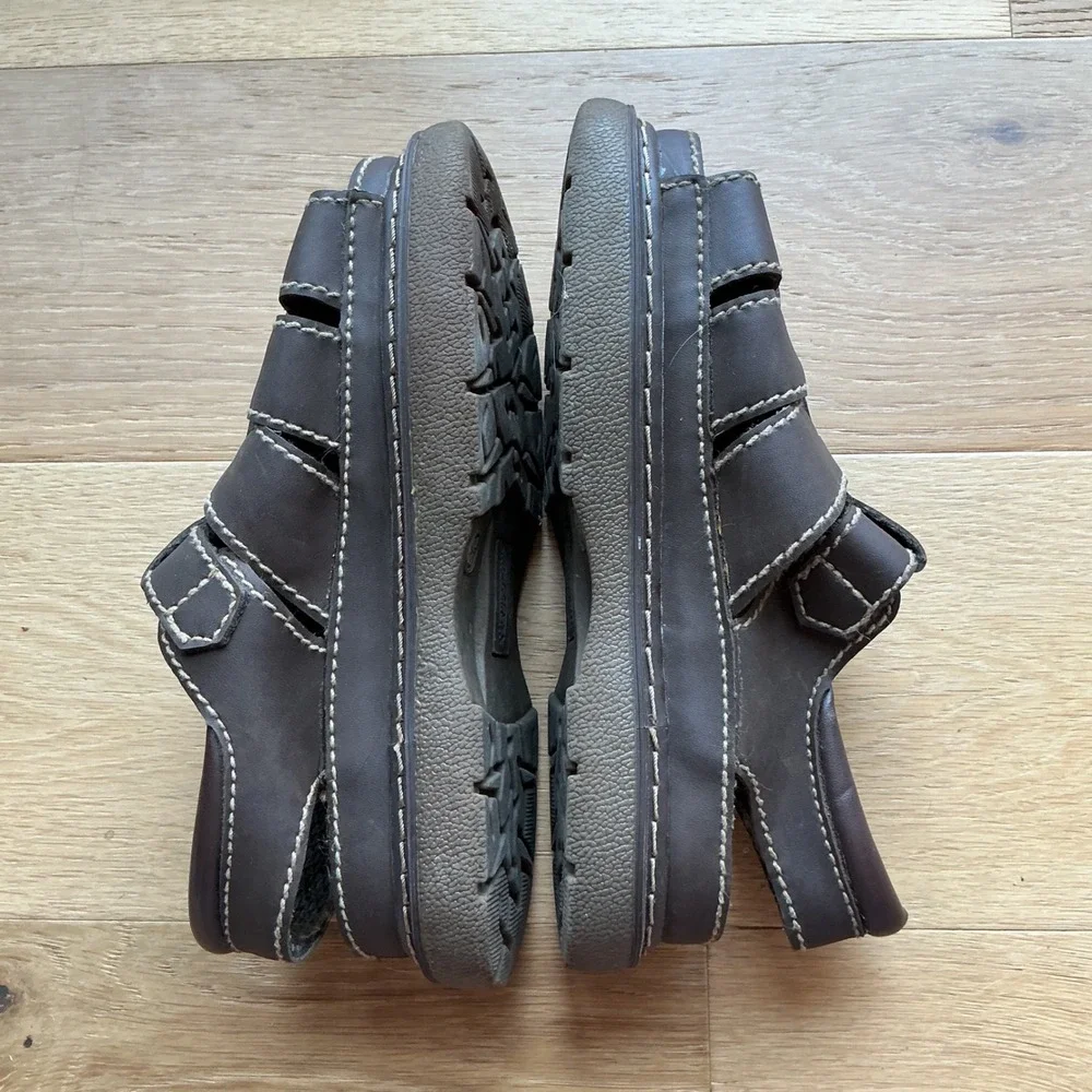 Lower East Side Fisherman Sandals Womens 8.5 Brown Platform 90s Grunge Y2K Retro